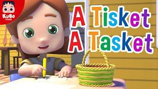 A Tisket A Tasket | English Nursery Rhymes | Kids Songs (Kubo House)