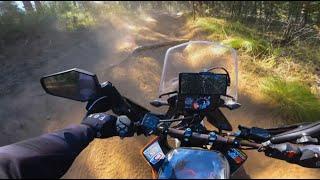 The KTM 390 Adventure is UNDERRATED for off-road use | Hill Climbs on stock tires