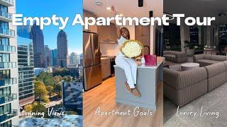 MOVING VLOG 1 | Empty Luxury Apartment Tour: Getting the Keys to My Stunning New High-Rise in ATL!