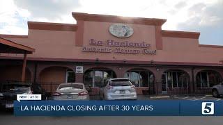 Mexican restaurant La Hacienda closing after 30 years