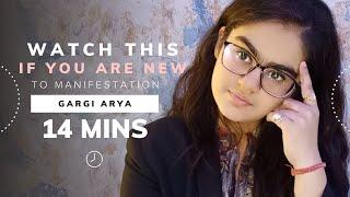 You NEED TO WATCH THIS if you are new to MANIFESTATION and Law of Attraction ️     Gargi Arya