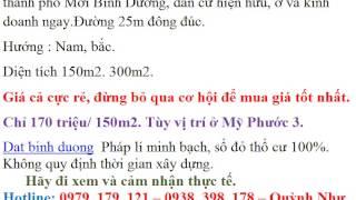 Lô k49 Mỹ Phước 3| Dat Binh Duong gia re