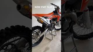 New FMF Powercore install! #moto #motocross #dirtbike #mx #fmf #fmfexhaust #ktm #ktm450 #ktm350