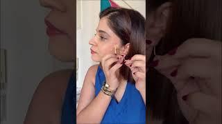 DIY bow earrings #diychachi #shwetamahadik #handmade #art #craft #shorts