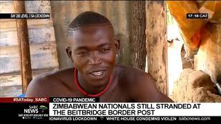 A number of Zimbabwe nationals stranded at HaTshirundu village along Beitbridge border fence