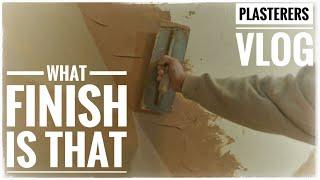 You only need one trowel? PLASTERERS VLOG Cottage finish plastering