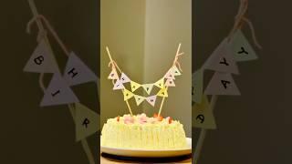 Vanilla cake with Buttercream frosting  #trendingshorts #cake #recipe #food #shorts #shortsfeed