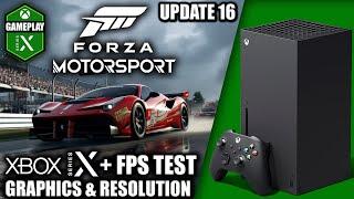 Forza Motorsport: Update 16 - Xbox Series X Gameplay + FPS Test