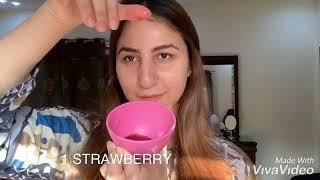 Flawless skin with strawberry mask by Aleena khan