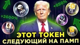 ТРАМП ГОТОВИТ БЫЧИЙ РЫНОК 2025! Еще не поздно найти криптовалюту на иксы | Pandana