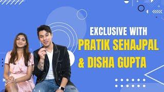 Pratik Sehajpal & Disha Gupta on launch of their song Mukhde Pe Maar Gaye.