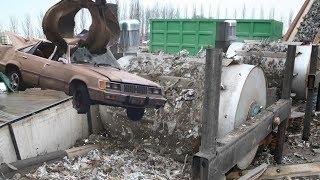 Car Shredder Shredding Machine That Can Shred a Whole Car In less Than 60 Seconds