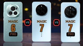 Honor Magic 6 Pro vs Honor Magic 7 vs Honor Magic 7 Pro