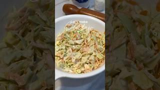 coleslaw  #recipe #howto #shorts #coleslawrecipe #youtubeshort #vegetables #salad #ytshorts