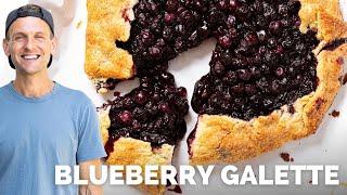 Easy Blueberry Galette | If You're Scared to Make Pie, Make This Instead!