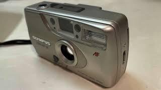 Olympus TRIP AF 50 Point & Shoot 35mm Film Camera Silver