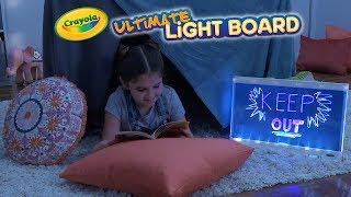 NEW Crayola Ultimate Light Board || Crayola Product Demo