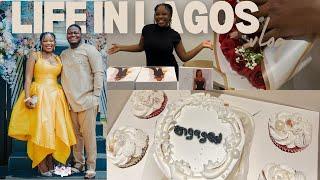 Lagos vlog + wedding prep + my mom's birthday + surprise proposal + lady in bloom +bridesmaids boxes