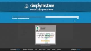 Using Simplytest.me to try out Drupal 8