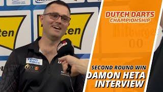 Damon Heta: 'I go to concentrate more on the darts now' | Dutch Darts Championship 2023