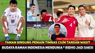 BUDAYA CIUM TANGAN TIMNAS MENDUNIA! Yaman sampai dibuat kagum~Ridho saksi Timnas U17 di Arab Saudi