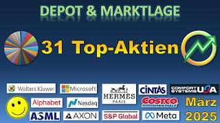 Die besten Aktien 2025 - 31 Top-Aktien aus meinem Depot im Check... was ist mit den Tech-Aktien los?