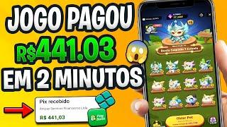 PAGOU R$441 EM 2 MINUTOS JOGO para GANHAR DINHEIRO via PIX e PAGBANK  App para Ganhar Dinheiro