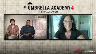 THE UMBRELLA ACADEMY S4 - JUSTIN H. MIN & DAVID CASTANEDA INTERVIEW (2024)