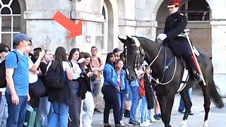 You have not seen this at horse guards parade with kings guards.