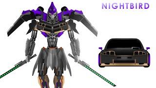 Nightbird RISE OF THE BEASTS transform - Transformers Short Series