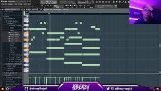 KBeaZy Making Beats Live w/ Trap Galaxy Vol. 2