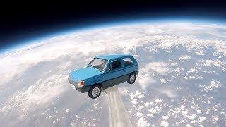 WE SENT A FIAT PANDA IN THE SPACE