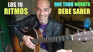 Los 10 RITMOS que todo NOVATO debe saber (Clínica Guitarra)