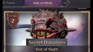 Gate of Infinity Out of Sight Low DPS Clear Wand & Dagger Gameplay Throne and Liberty