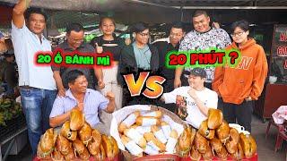 Đại Chiến Hết Cần Xé 20 Ổ BÁNH MÌ THỊT Thánh Gầy Funny Hùng Solo A Thành Ẩm Thực Đồng Quê.