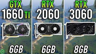 GTX 1660 Ti vs RTX 2060 vs RTX 3060 - Tested in 2023