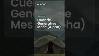 Cuebric launches Generative Mesh (Alpha). Instant 3D for world-building. #cuebric #ai #3d