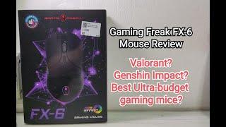 Gaming Freak FX-6 Gaming Mouse Review, Comparison and Test (Valorant and Genshin Impact)