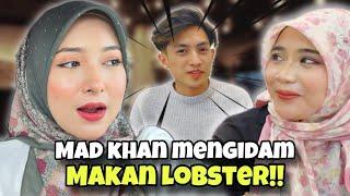 BELANJA MAD KHAN MAKAN MAKANAN MEWAH !! AYRA & RINA NAK RAMPAS MAD KHAN !!