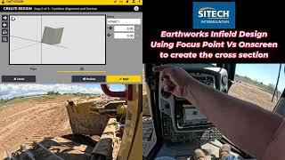 Earthworks Dozer Infield Design Using Focus Point Not Onscreen Option