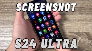 How to SCREENSHOT  on Samsung Galaxy S24 ULTRA