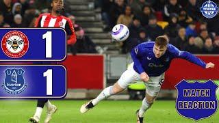 Brentford 1-1 Everton | Match Reaction