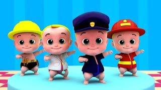 cinco pequenos bebês | saltando rimas para crianças | rima em português | Five Little Babies
