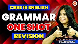 Class 10 English Grammar in One Shot!  Full Revision for CBSE Board Exam 2024 