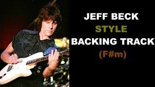 Jeff Beck Style Backing Track (F#m)