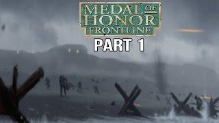 Medal of Honor Frontline Gameplay Walkthrough Part 1 - Normandy Landings