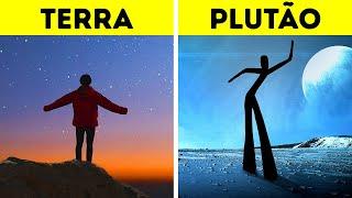 Como você seria se vivesse em planetas diferentes