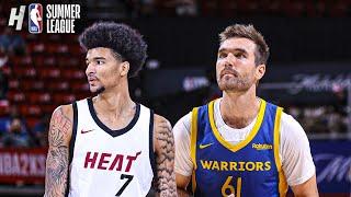 Golden State Warriors vs Miami Heat - FULL Game Highlights - Semifinals | 2024 NBA Summer League