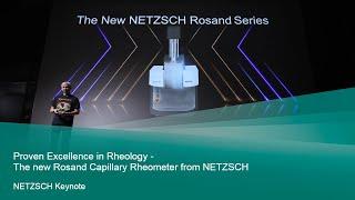 Proven Excellence in Rheology - The new Rosand Capillary Rheometer from NETZSCH