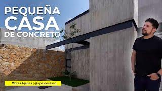 SMALL CONCRETE HOUSE. spacious and with DOUBLE HEIGHT KITCHEN. | Architect explains | @apaloosaarq​